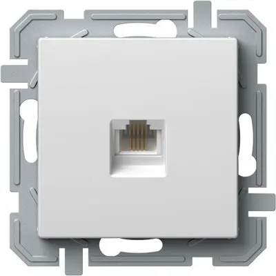 Logiq Priza Simpla Telefon 1P LT RJ11 Alb, TEM Modul TEM-KQ35PWXO-U