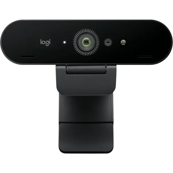 Logitech Camera web Logitech Brio 4K Ultra HD, rezolutie 13 MP, interfata USB-C, Negru