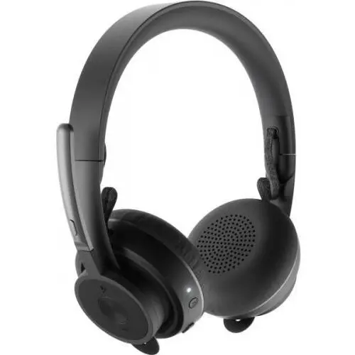 Logitech Casti cu microfon Logitech ZONE WIRELESS Teams edition, Graphite