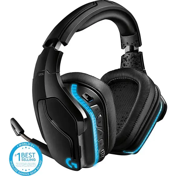 Logitech Casti Gaming Logitech G935 LightSync RGB Wireless 7.1 Surround