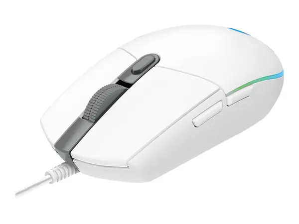 Logitech G102 LIGHTSYNC - Mouse Gaming 8000 DPI, RGB, 6 butoane, White