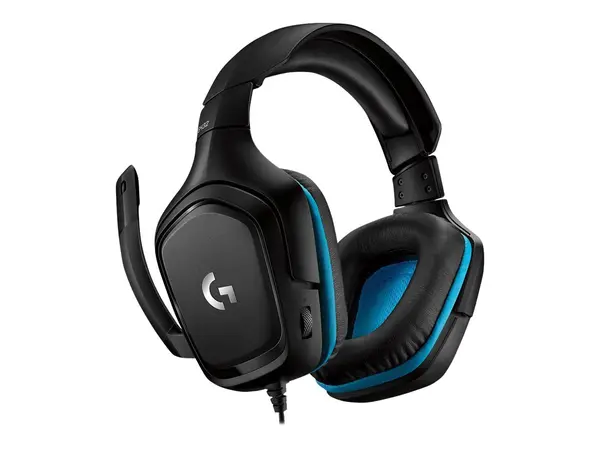 Logitech G432 - Căști Gaming 7.1, Wired USB 3.5 mm, DTS 2.0, 50 mm, Black