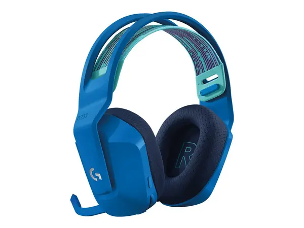 Logitech G733 LIGHTSPEED - Căști Gaming Wireless RGB, DTS 2.0, Pro G 40mm, 29h, Blue