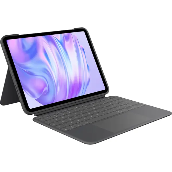 Logitech Husa cu tastatura Logitech Combo Touch pentru Apple iPad Pro 11-inch (M4), Layout US International (Gri)