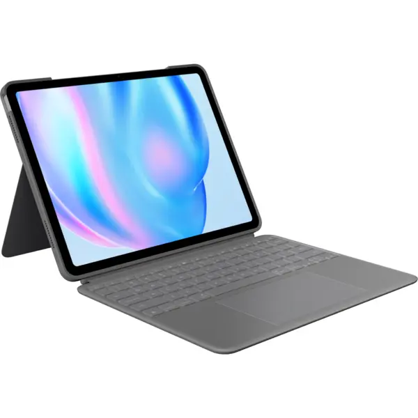 Logitech Husa cu tastatura Logitech Combo Touch pentru iPad Air 13-inch (M2), Layout US International (Gri)