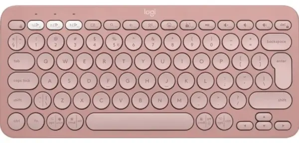 Logitech Keyboard - Pebble Keys 2 K380s, Wireless, US Layout, Rose