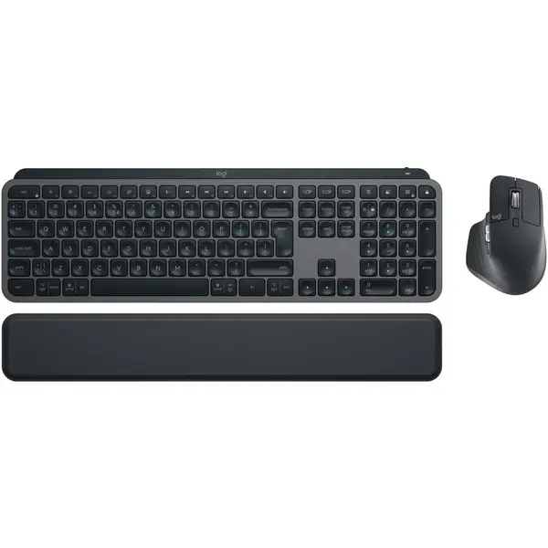 Logitech Kit Logitech MX Keys S Combo, MX Keys S + MX Master 3S, 2.4GHz&Bluetooh, Silent, USB-C, Graphite