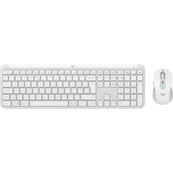 Logitech Kit periferice Logitech MK950 Signature Slim Combo, Wireless, White