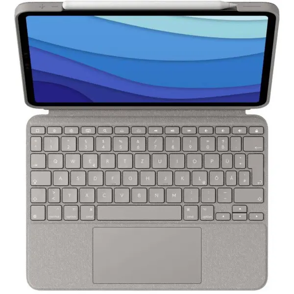 Logitech Logitech Husa protectie Folio Touch 920-010258 Sand pentru iPad Pro 12-9 inch (5th gen)