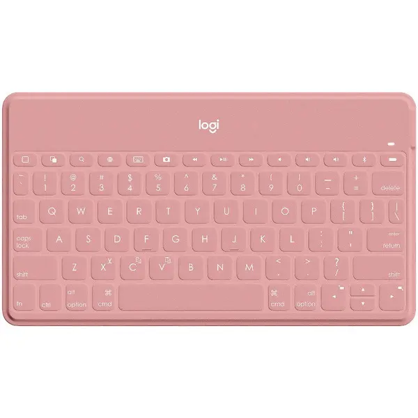 Logitech Logitech Tastatura Bluetooth Keys-To-Go, Layout US, Blush Pink pentru iPad