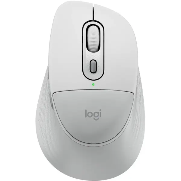 Logitech Mouse Wireless Logitech Signature Comfort Plus M850 L, Bluetooth BLE, 4000 DPI, 6 butoane/4 programabile, Logi Options+, Logi Tune, Alb
