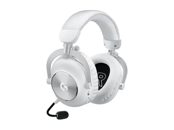 Logitech PRO X 2 LIGHTSPEED - Căști Gaming Wireless 50mm Graphene, DTS 2.0, 50h, White