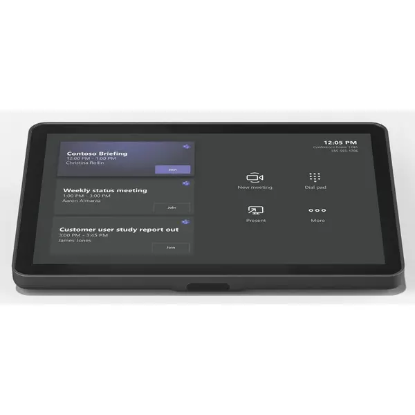 Logitech Sistem videoconferinta Logitech Tap IP Touch 952-000085, 10.1 , pentru sali de sedinte, 1280x800, conectivitate PoE
