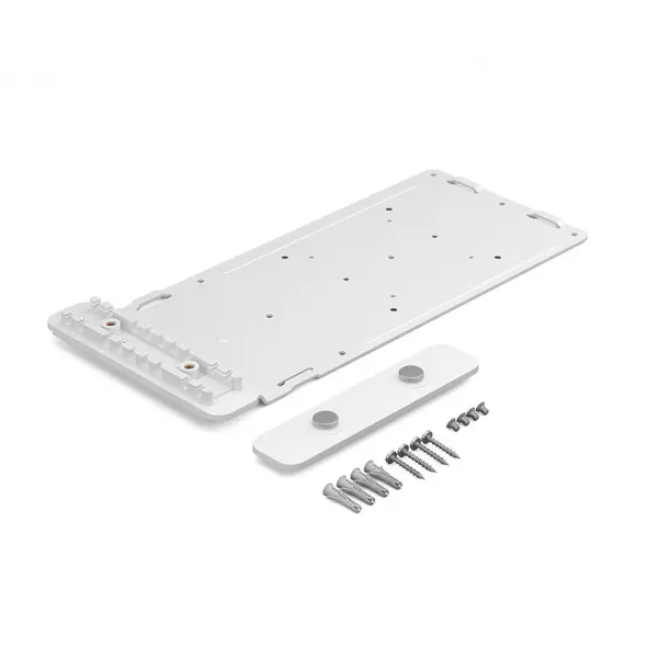 Logitech Suport CPU montat pe monitor, Logitech 952-000097, prindere cabluri pentru Logitech RoomMate, Google Meet, VESA 75x75 mm si 100x100 mm, Alb