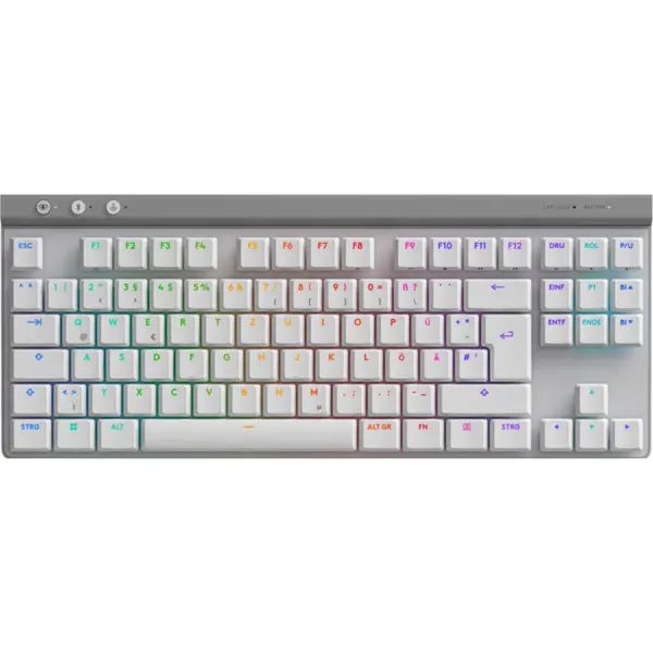 Logitech Tastatura LOGITECH G515 LIGHTSPEED TKL, wireless 2.4 GHz + Bluetooth, Alb, Aspect SUA, EMEA28i-935 - TACTILE 920-012539