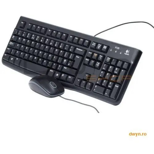 Logitech Wired KIT Logitech 'MK120' Desktop Kit, 'B110' Mouse, USB, black '920-002563'