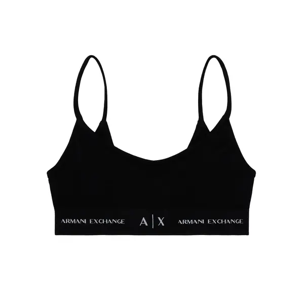 Logo lettering bralette black L, m