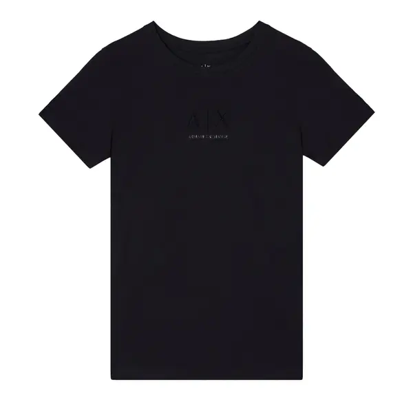 Logo shiny t-shirt black Xs