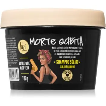 Lola Cosmetics Morte Súbita Shampoo Sólido sampon pentru curatare cu efect exfoliant