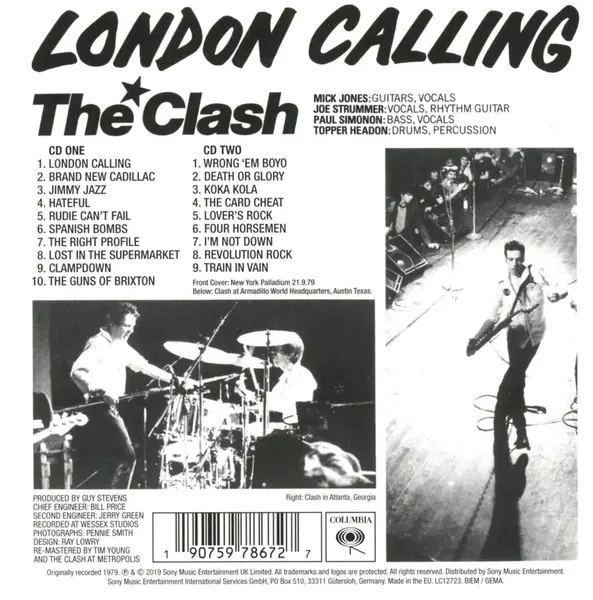 London Calling - 2019 Limited special sleeve | The Clash