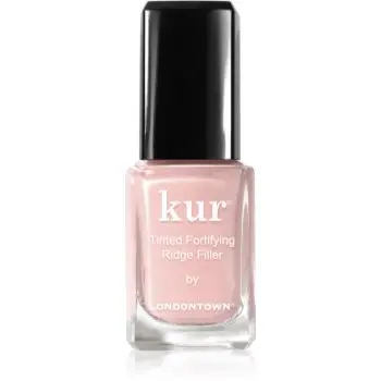 LONDONTOWN Kur Tinted Fortifying Ridge Filler lac de bază pentru unghii, pentru netezire pentru unghii uscate si fragile