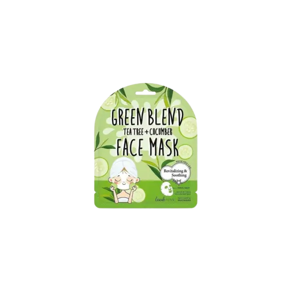 lookATME Green Blend Tea Tree + Cucumber Face Mask Mască de față Volum 25 ml