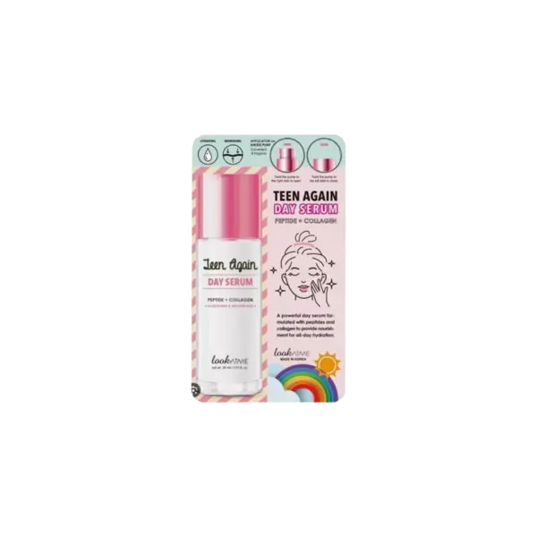 lookATME Teen Again Day Serum Peptide + Collagen Ser zilnic de față Volum 50 ml