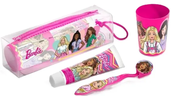 Lorenay Trusă de toaletă Barbie, 4 piese