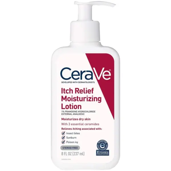 Lotiune de Corp, CeraVe, Itch Relief Moisturizing Lotion, Calmeaza si Hidrateaza Pielea, Impotriva Mancarimilor si Iritatiilor P