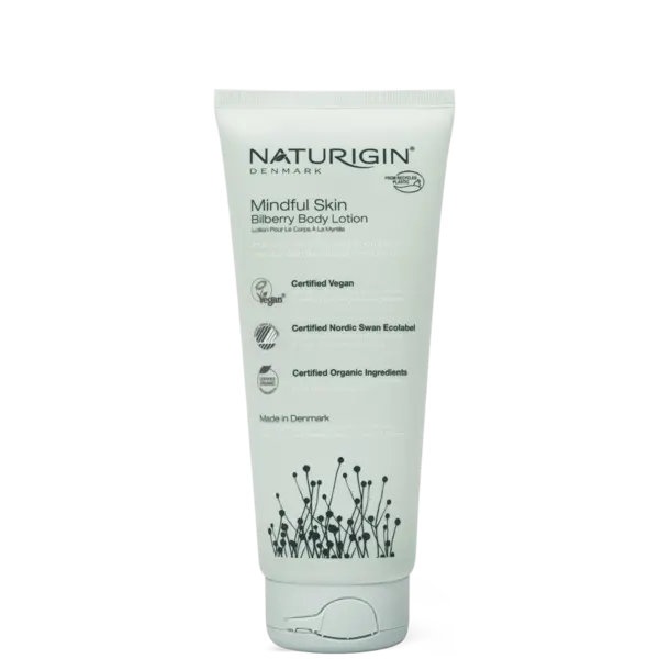 Lotiune de corp cu afine Bilberry Body Mindful Skin, 200ml, Naturigin
