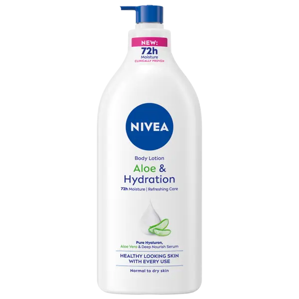 Lotiune de corp hidratanta cu aloe vera, 625ml, Nivea
