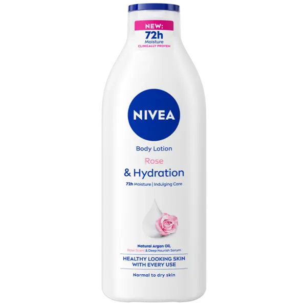 Lotiune de corp hidratanta cu trandafir, 400ml, Nivea
