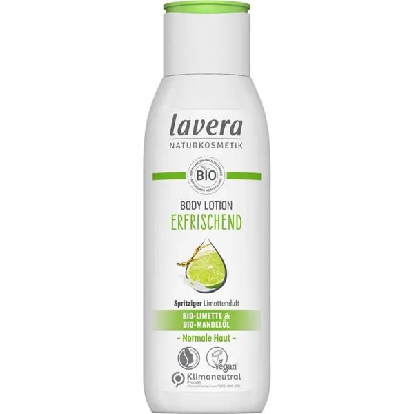 Lotiune de corp racoritoare cu lime si ulei de migdale bio - 200 ml
