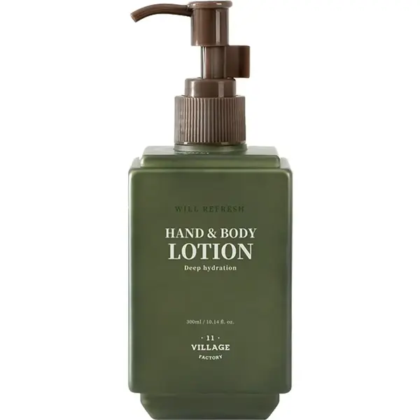 Lotiune de corp si maini hidratanta Will Refresh, 300ml, Village 11 Factory