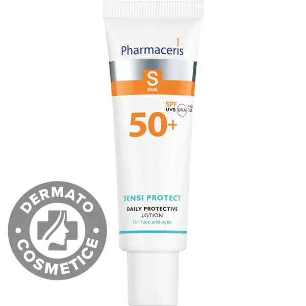 Lotiune de fata cu protectie solara SPF50+ Sensi Protect S, 50ml, Pharmaceris