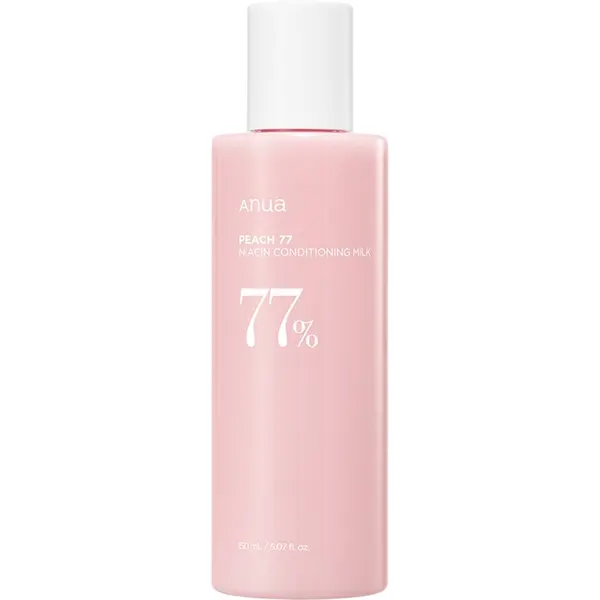 Lotiune de fata hranitoare cu 77% extract de piersica si Niacinamida, 150ml, Anua