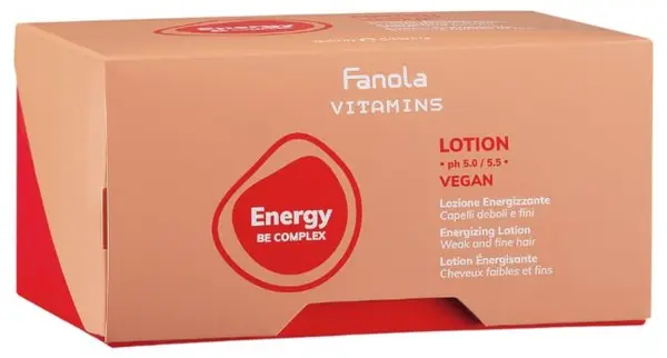 Loțiune energizantă împotriva căderii părului Fanola Vitamins Energy, 12 x 10 ml