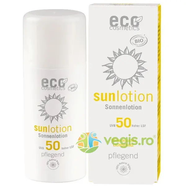 Lotiune Fluida de Protectie Solara SPF 50 cu Goji si Rodie Ecologica/Bio 100ml