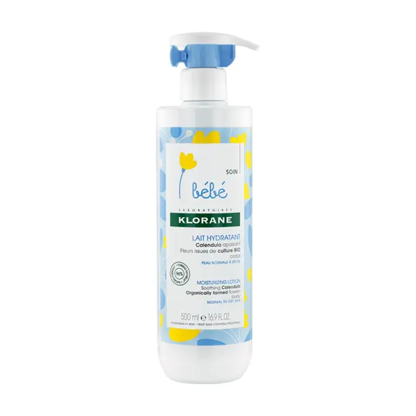 Lotiune hidratanta pentru corp, Klorane Bebe | 500 ml