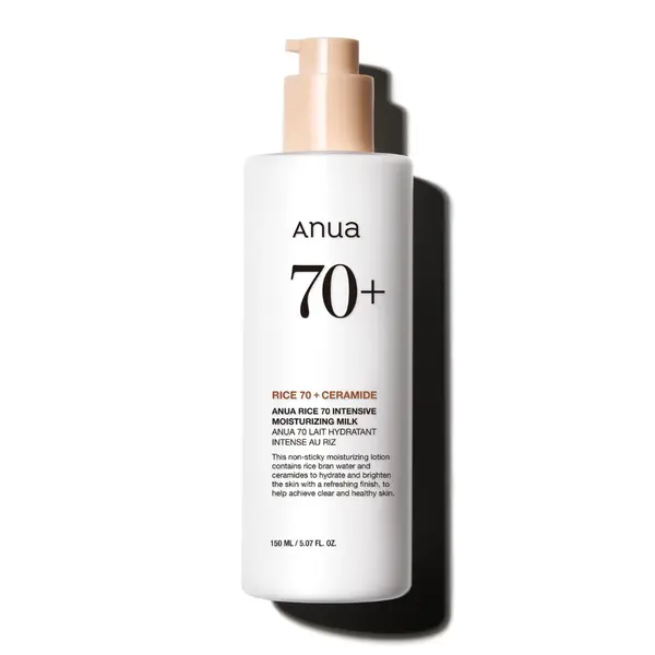 Lotiune hidratanta, Rice 70 Intensive Moisturizing Milk, Anua, 150ml