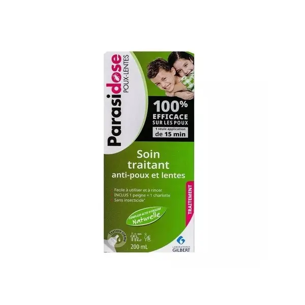 Lotiune Par, Gilbert, Parasidose, Tratament Anti-Paduchi, Natural, Actiune Rapida, 200ml