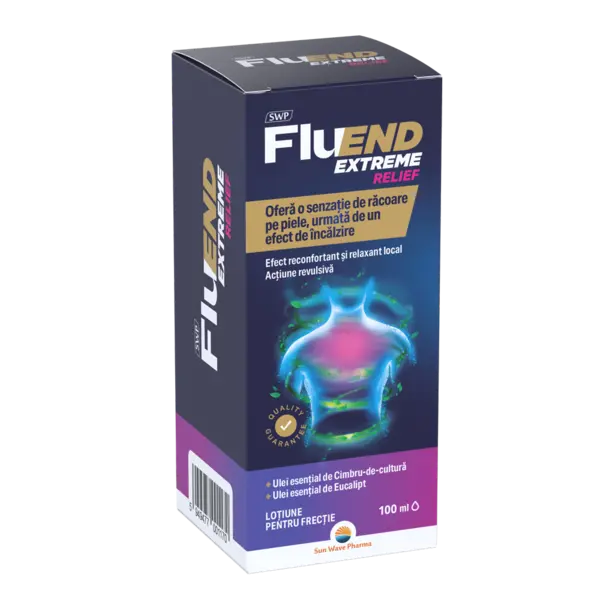 Lotiune pentru frectie Fluend Extreme Relief, 100ml, Sun Wave Pharma