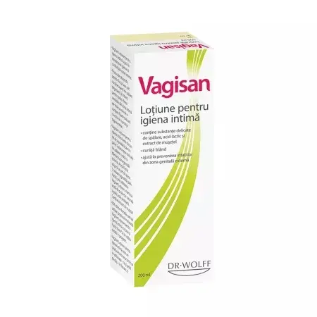 Lotiune pentru igiena intima, 200 ml, Vagisan