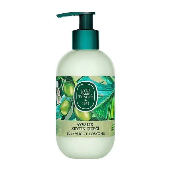 Lotiune pentru maini si corp, cu ulei natural de masline, Ayvalik Olive Blossom, 280 ml, Eyup