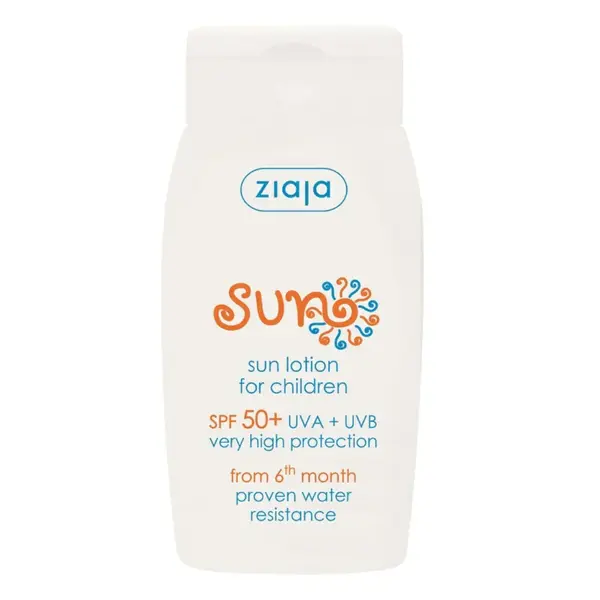 Lotiune pentru protectie solara copii, SPF50+, 6luni+ Sun, 125ml, Ziaja