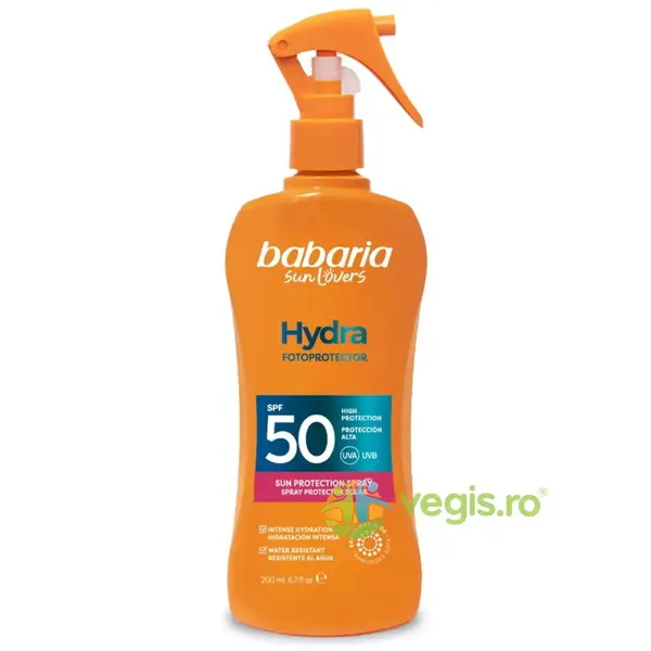 Lotiune pentru Protectie Solara Ridicata Tip Spray SPF50+ UVA si UVB Hydra Fotoprotector 200ml