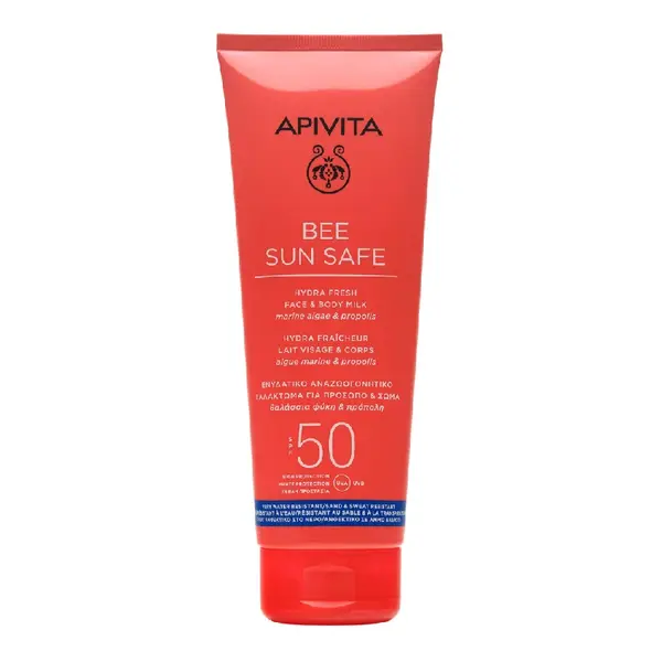 Lotiune protectie solara corp si ten SPF50 Bee Sun Safe, 200 ml, Apivita
