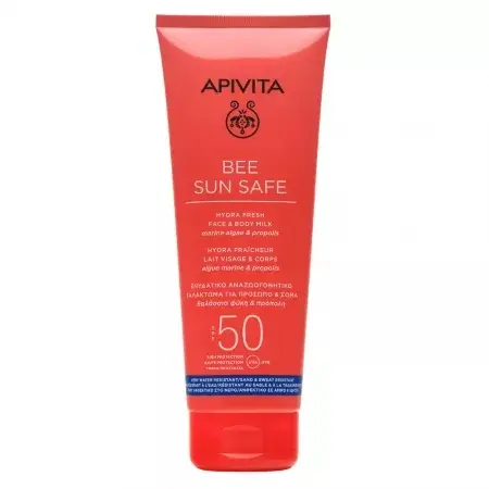 Lotiune protectie solara corp si ten SPF50 Bee Sun Safe, 200 ml, Apivita