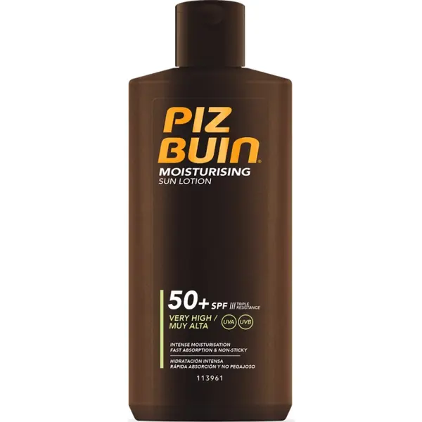 Lotiune Protectie Solara hidratanta Piz Buin SPF 50+, 200 ml
