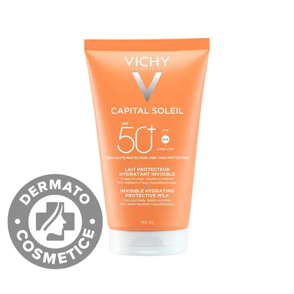 Lotiune protectoare hidratanta SPF50+ Capital Soleil, 150ml, Vichy